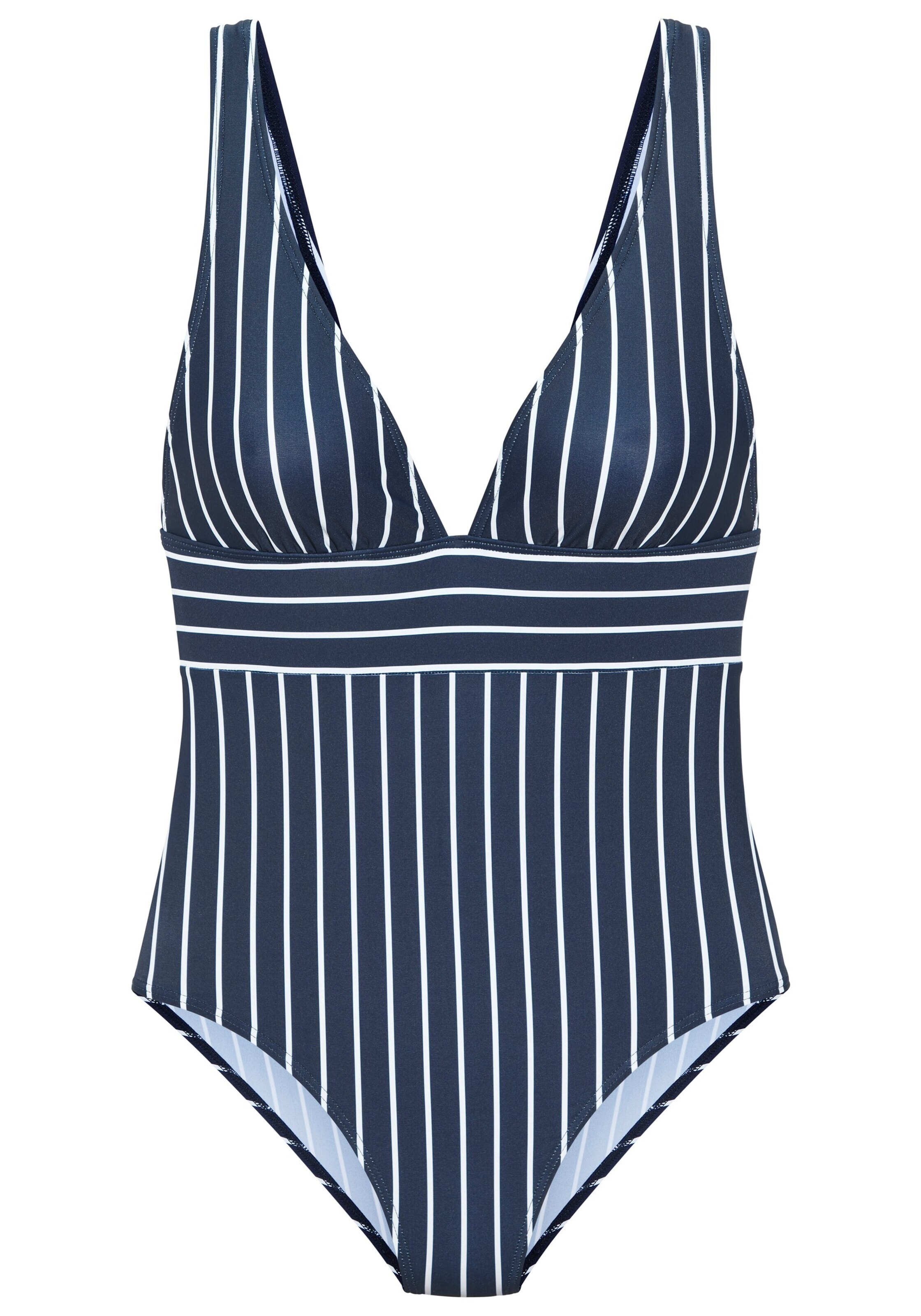 s.Oliver Triangle Swimsuit in Blue: front