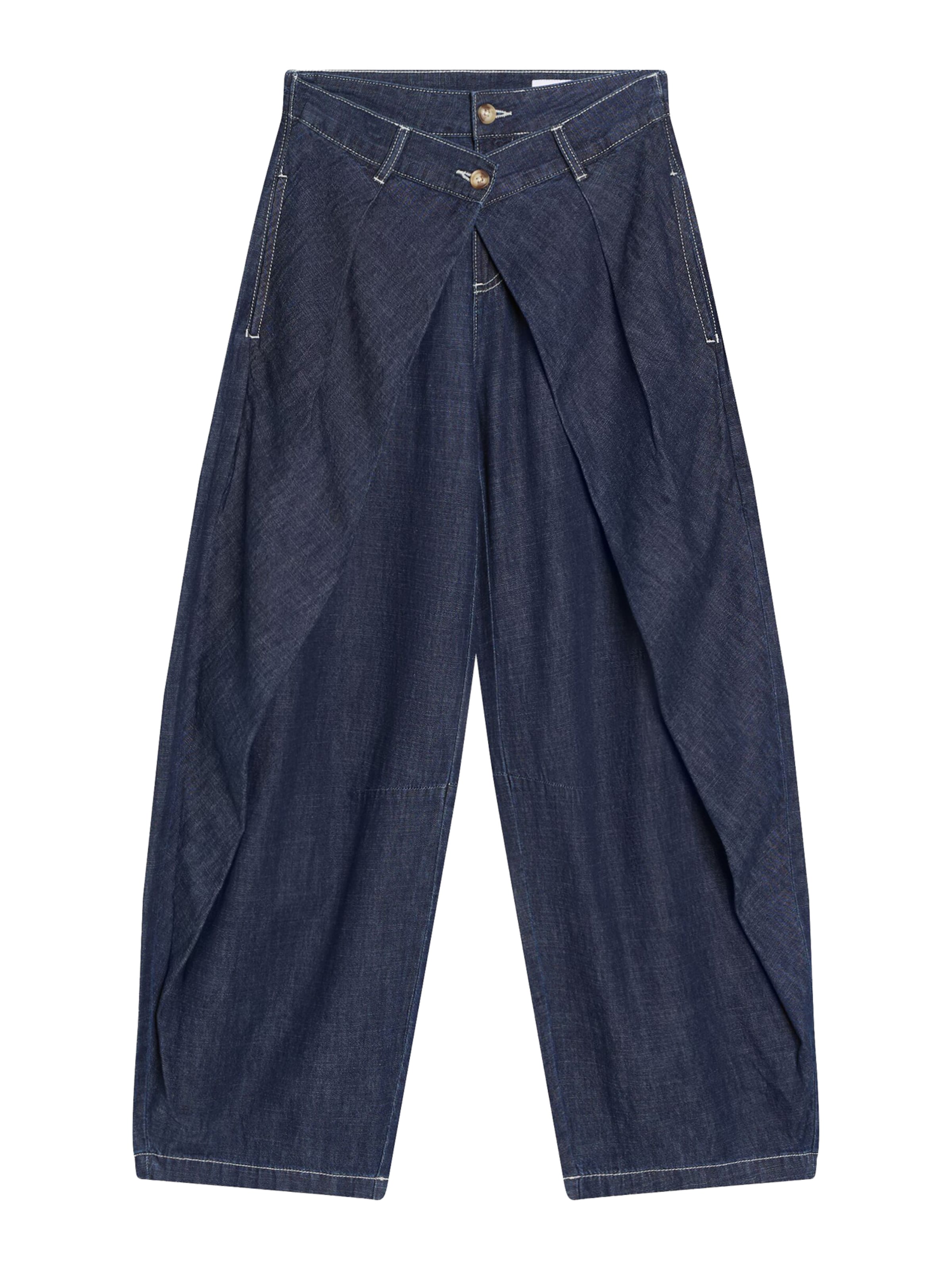 Bershka Barrel Redős farmer - kék: elől