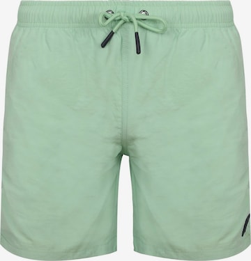 Suitable Board Shorts in Green: front