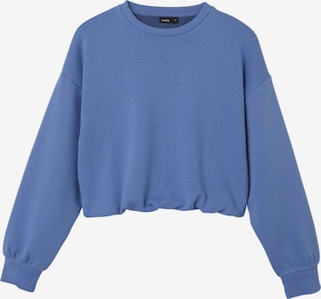 Sweat NAME IT en bleu : devant