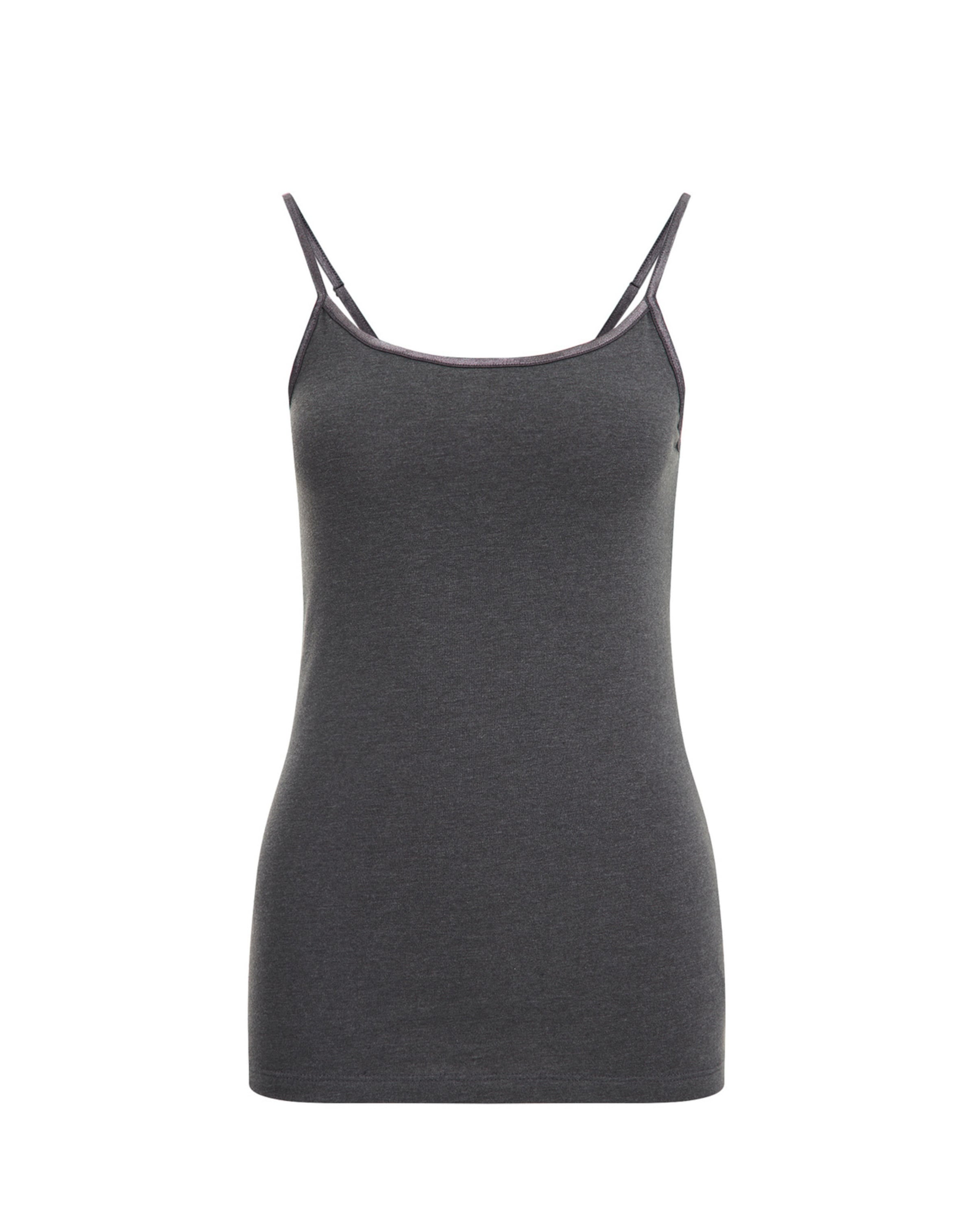 WE Fashion Τοπ σε σκούρο γκρι, Άποψη προϊόντος