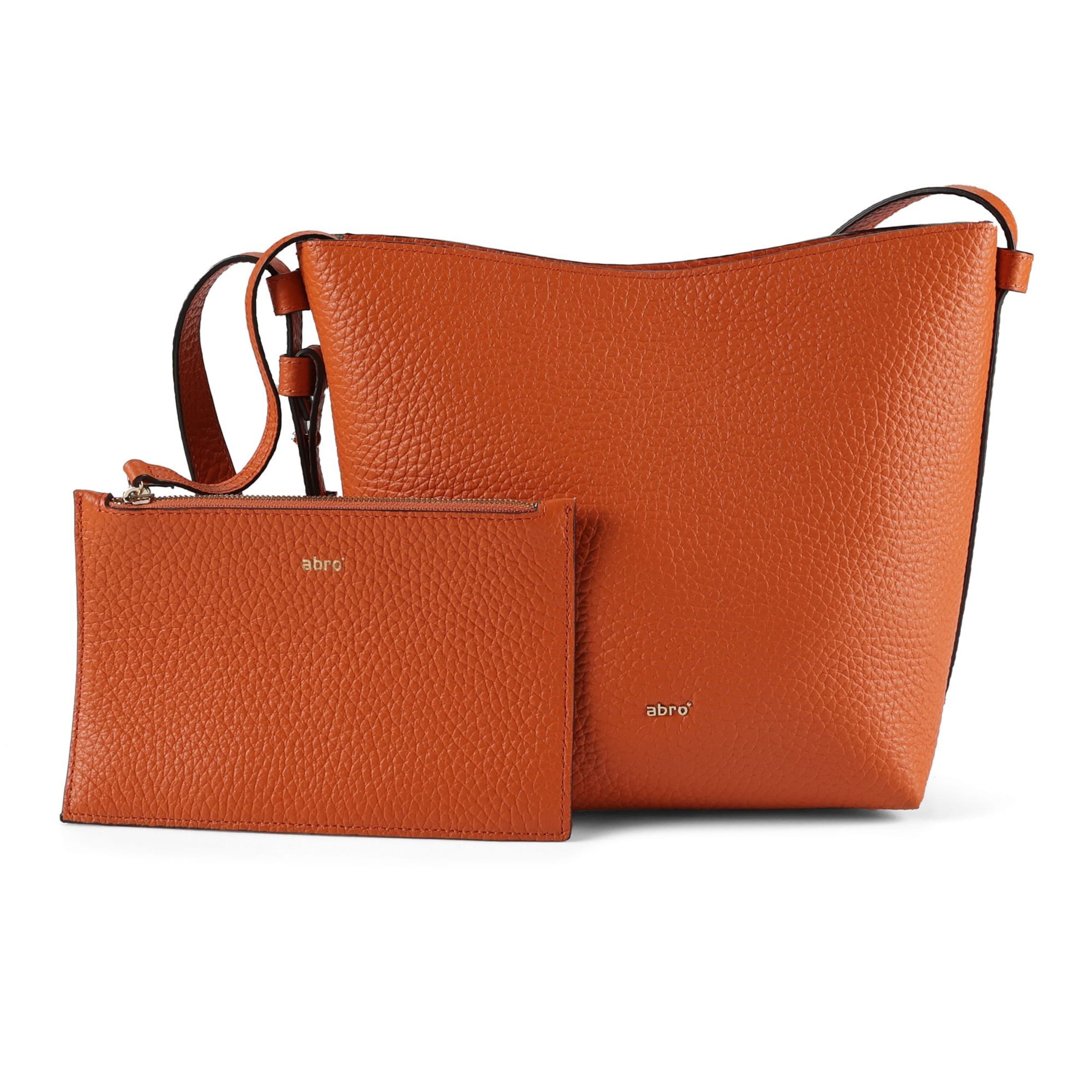ABRO Shoulder bag 'Cosmo' in Orange: front