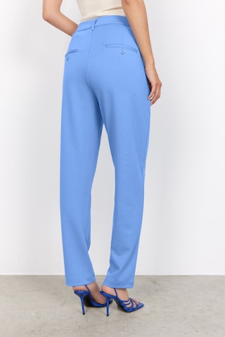 Soyaconcept Regular Chino Pants 'DANIELA' in Blue