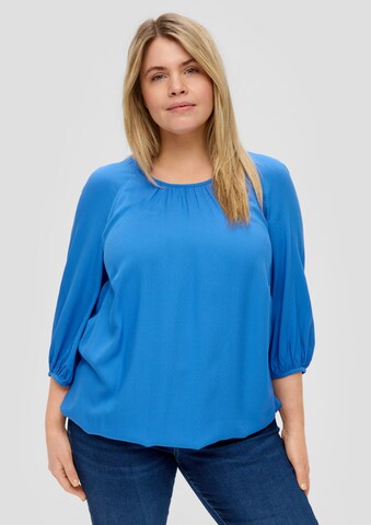 s.Oliver Blouse in Blauw: voorkant