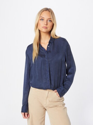 Camicia da donna di IKKS in blu: frontale