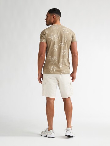 Petrol Industries T-Shirt 'Grafito' in Beige