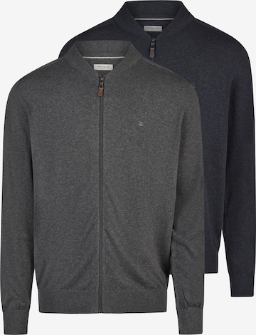 redmond Knit Cardigan 'Basic' in Grey: front