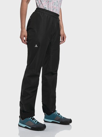 Schöffel Regular Outdoor trousers 'Tarvis' in Black