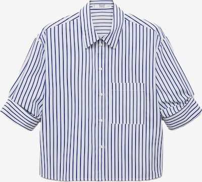 MANGO Bluse 'GIGI' in blau / weiß, Produktansicht