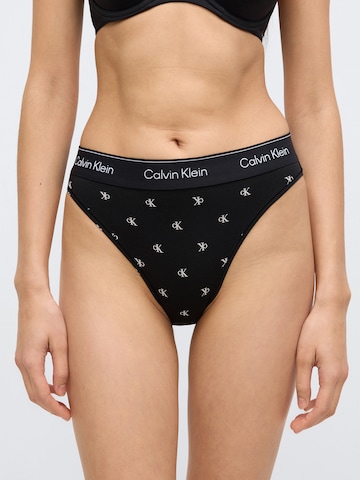 Calvin Klein UnderwearSlip - crna boja: prednji dio