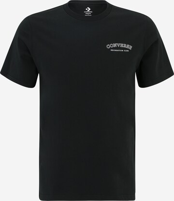 CONVERSE T-Shirt 'Go-To' in Schwarz: predná strana