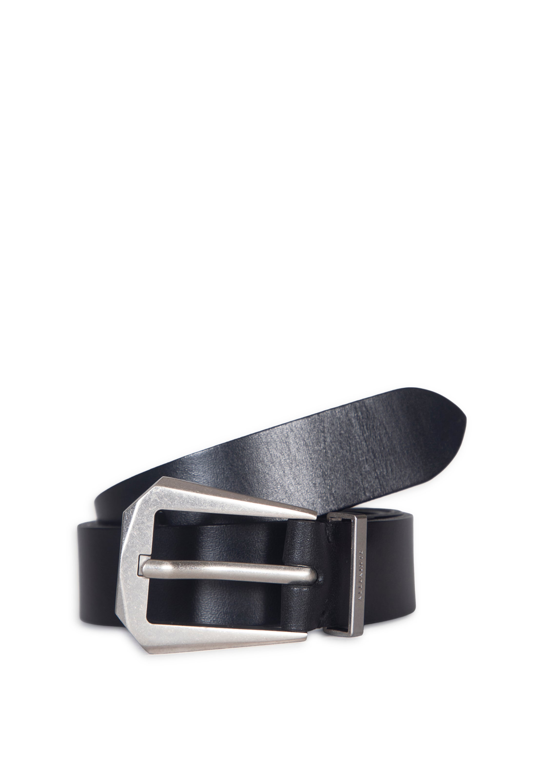 Cintura di AllSaints in nero: frontale
