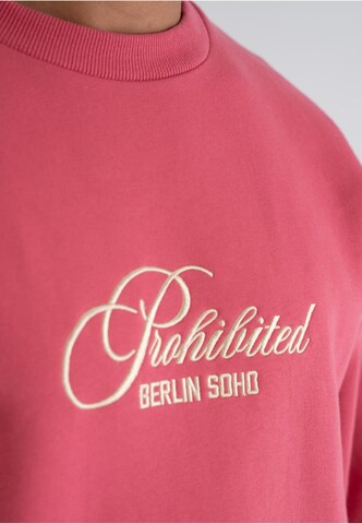 Prohibited Sweatshirt 'Bohemian' in Rood
