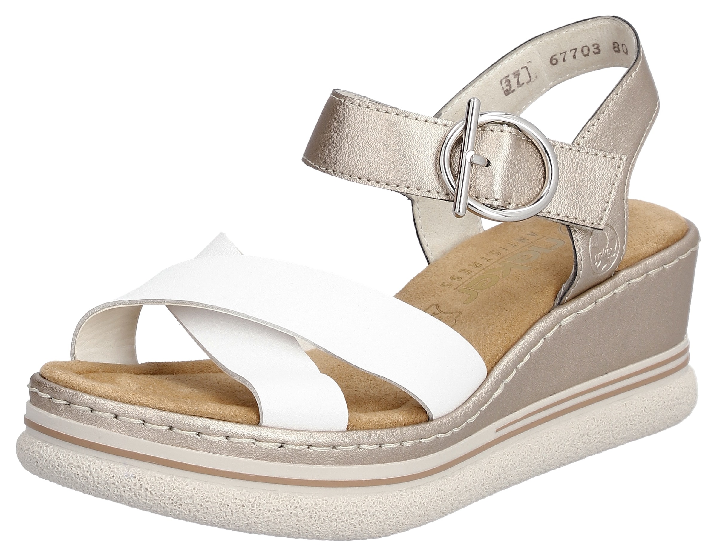 Rieker Sandals in White: front