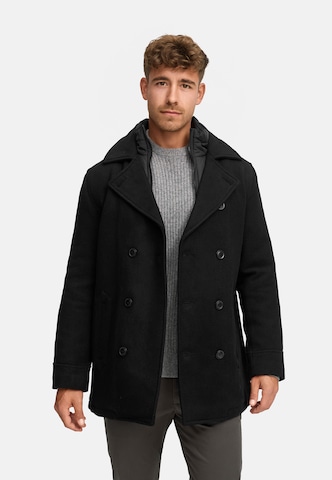 Manteau mi-saison 'Lunil' INDICODE JEANS en noir : devant