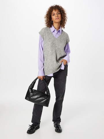 Pull-over 'KAMARA' ICHI en gris