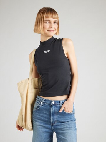 LEVI'S ® Topp 'EFFORTLESS', värv must: eest vaates