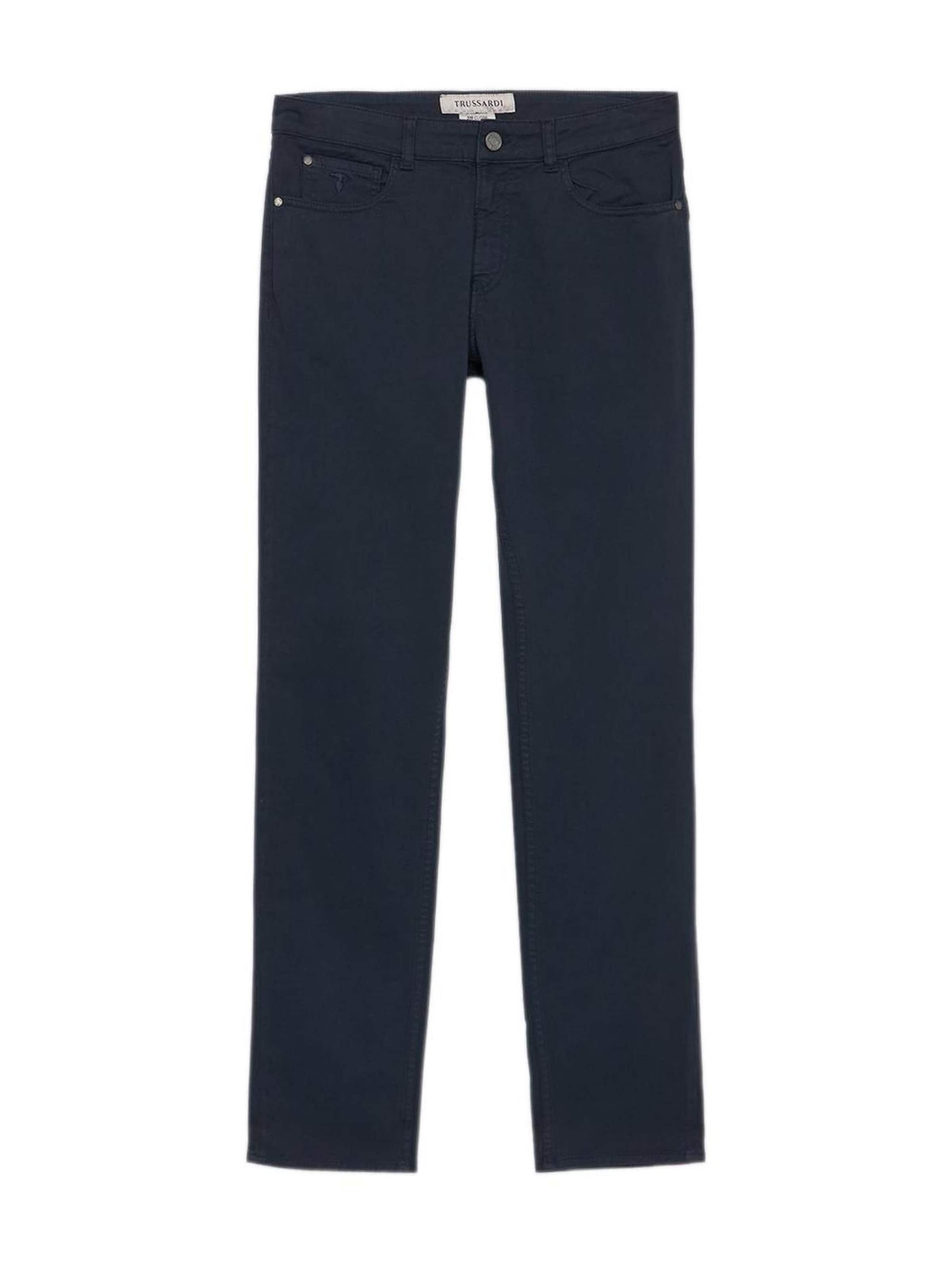 Trussardi Broek in Blauw: voorkant