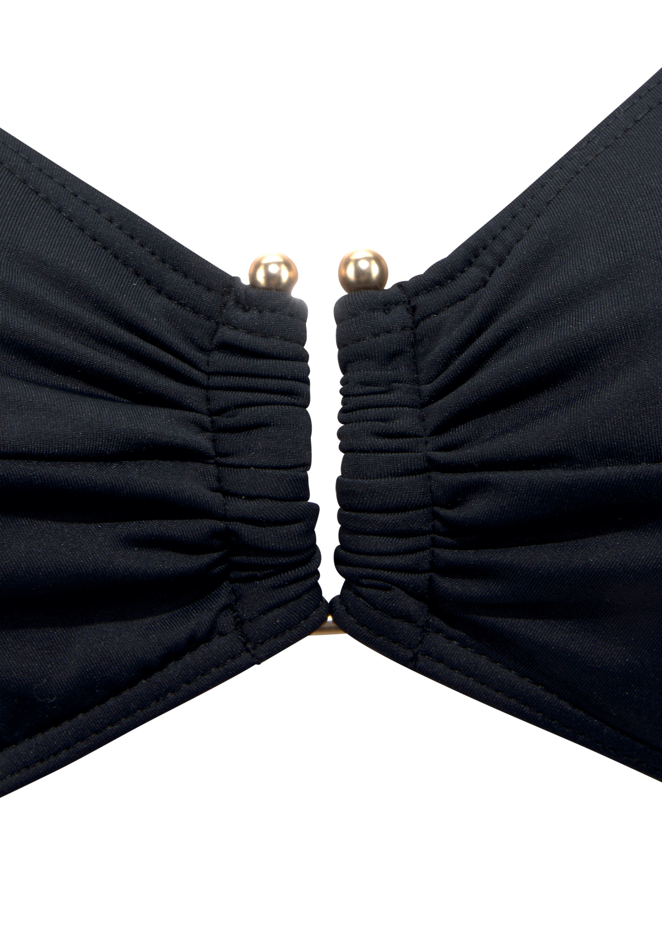 LASCANA Bralette Bikini Top in Black