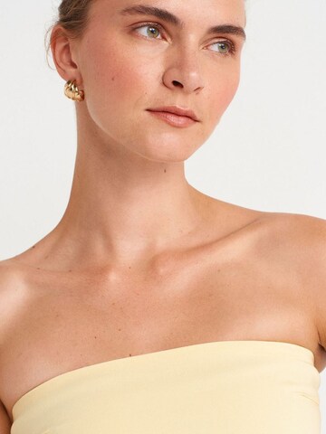 Dilvin - Vestido em amarelo