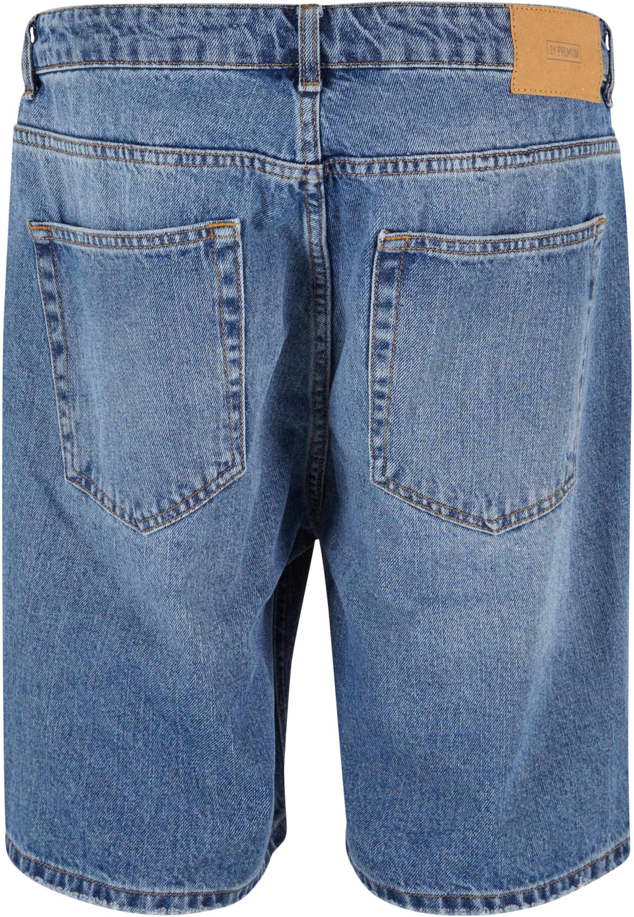 2Y Premium Regular Shorts in Blau