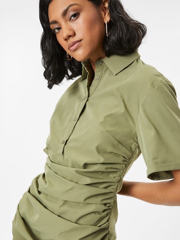 Misspap Shirt Dress in Green