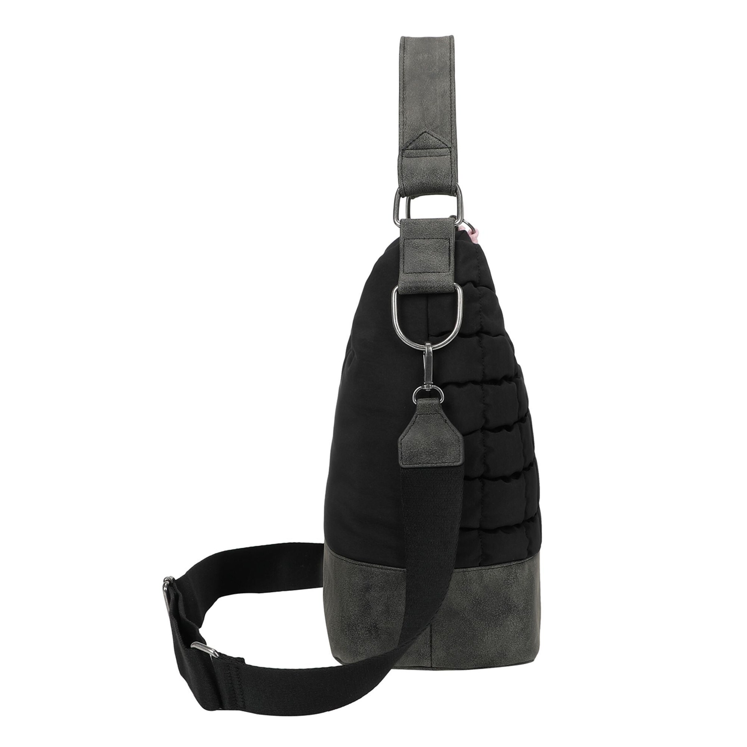 Fritzi aus Preußen Schultertasche 'Brigitte' in Schwarz