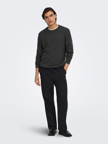 Pullover 'ONSLoui' di Only & Sons in grigio