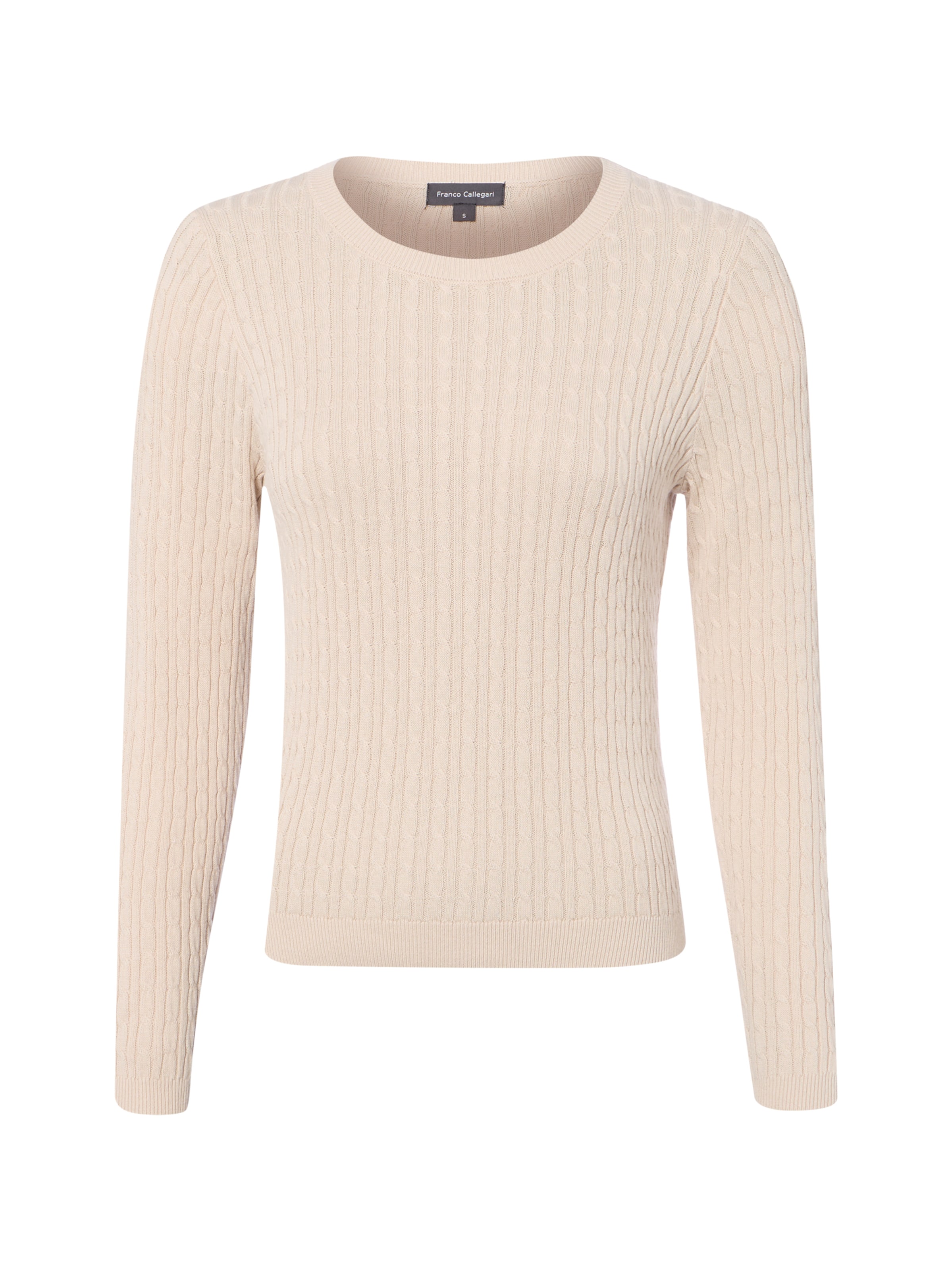 Franco Callegari Trui in Beige: voorkant