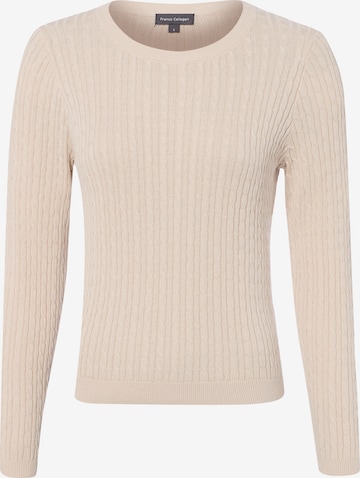 Pull-over Franco Callegari en beige : devant