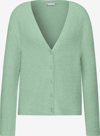STREET ONE Strickjacke in Grün: Vorderseite