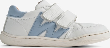 Baskets 'Barres' WHEAT en blanc : devant