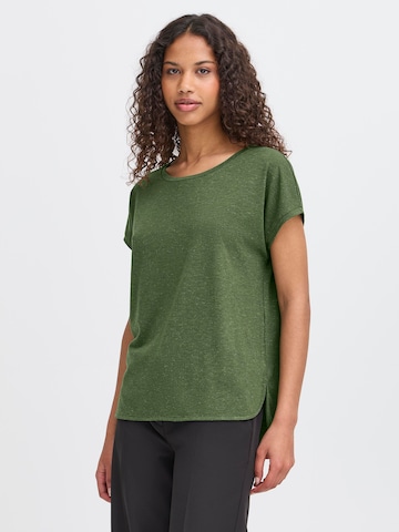 ICHI Shirt 'IHRebel' in Green: front