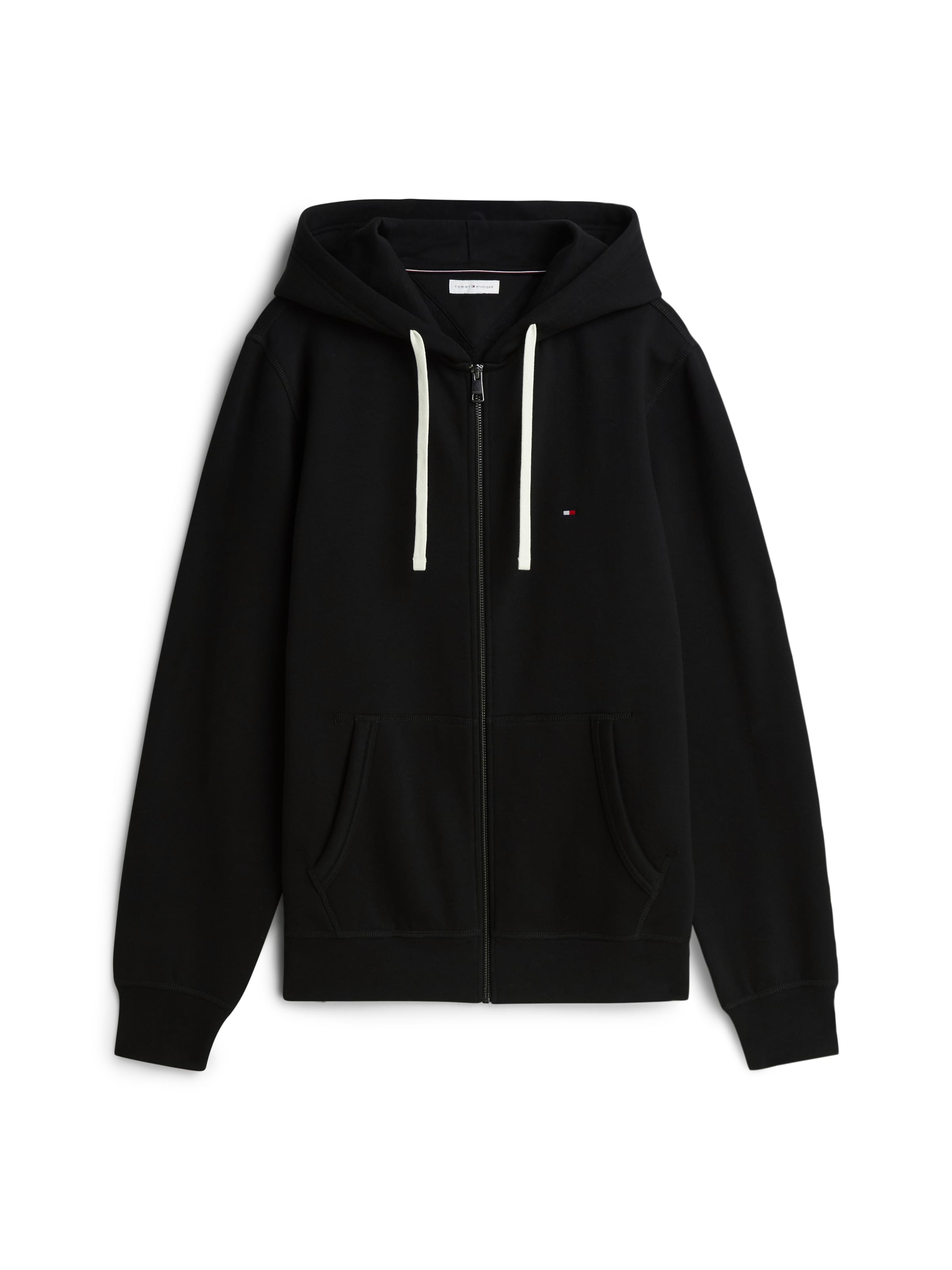 Hanorac 'ESSENTIAL' de la TOMMY HILFIGER pe negru: față