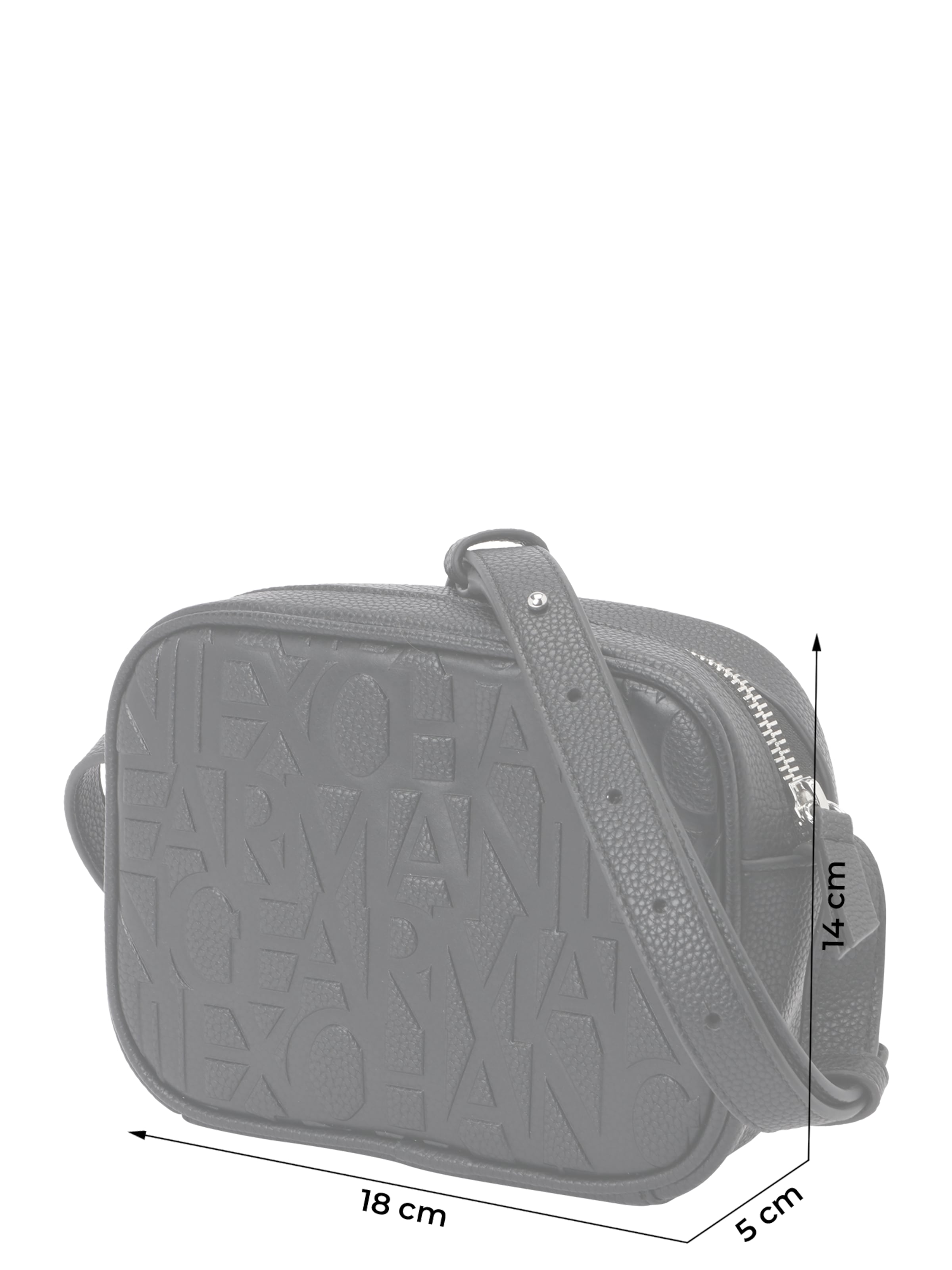 ARMANI EXCHANGE Сумка через плечо 'LIZ PEBBLE' в Черный