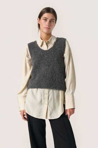 Pullover 'Venessa' di SOAKED IN LUXURY in grigio: frontale