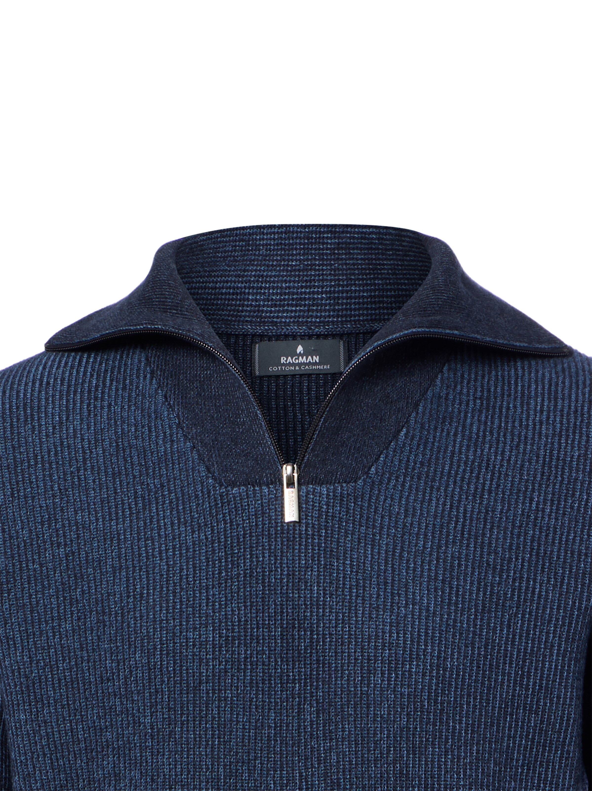 Ragman Pullover in Blau