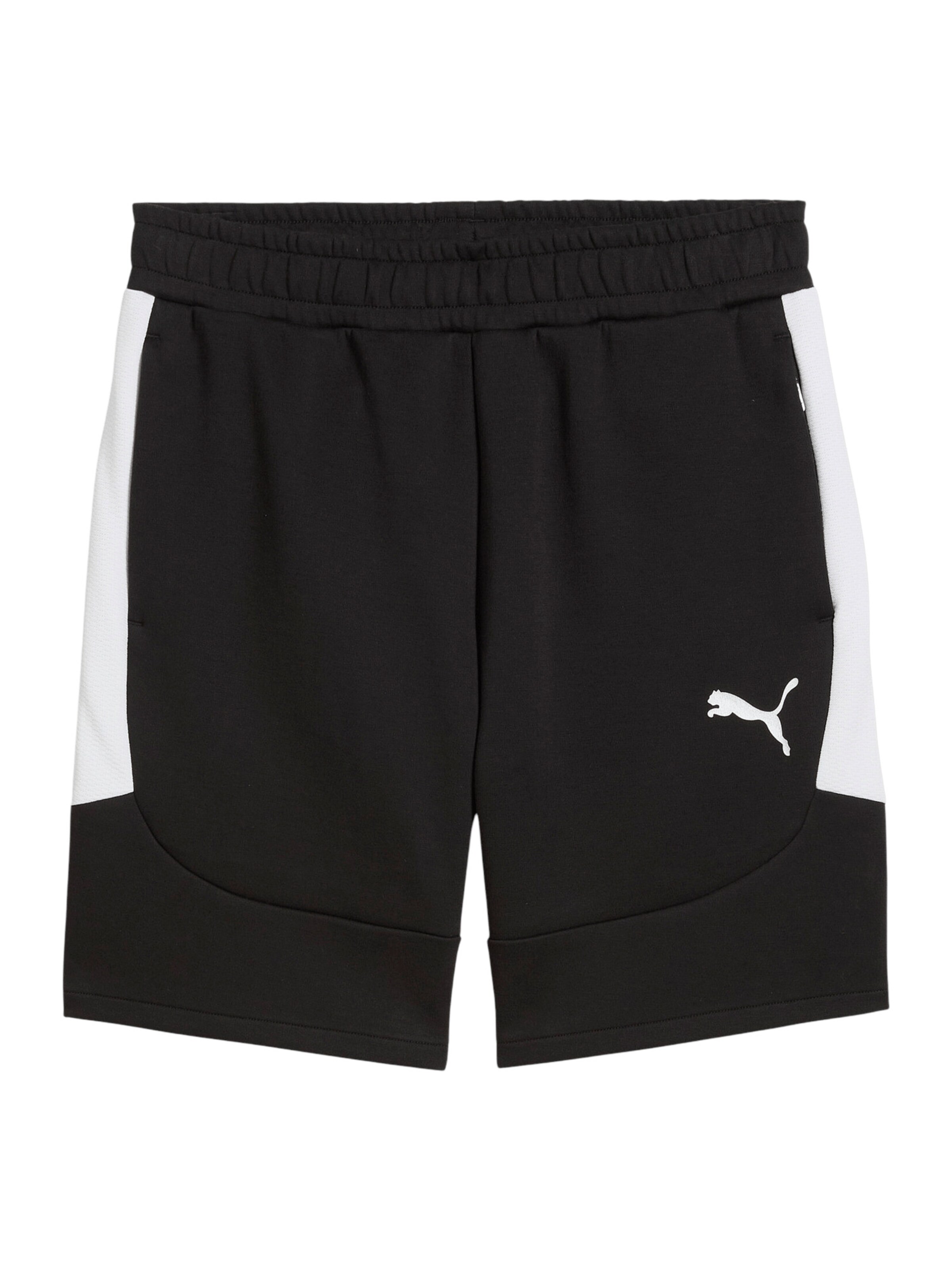 PUMA regular Sportsbukser 'TeamEvostripe' i sort: forside