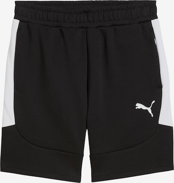 PUMA Sports trousers 'TeamEvostripe' in Black: front