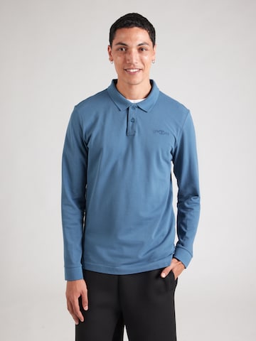 Tricou de la TOM TAILOR pe albastru: față