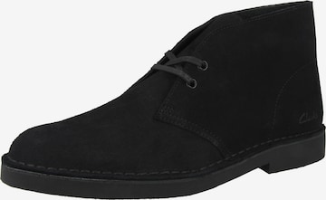 CLARKS Chukka Boots in Black: front