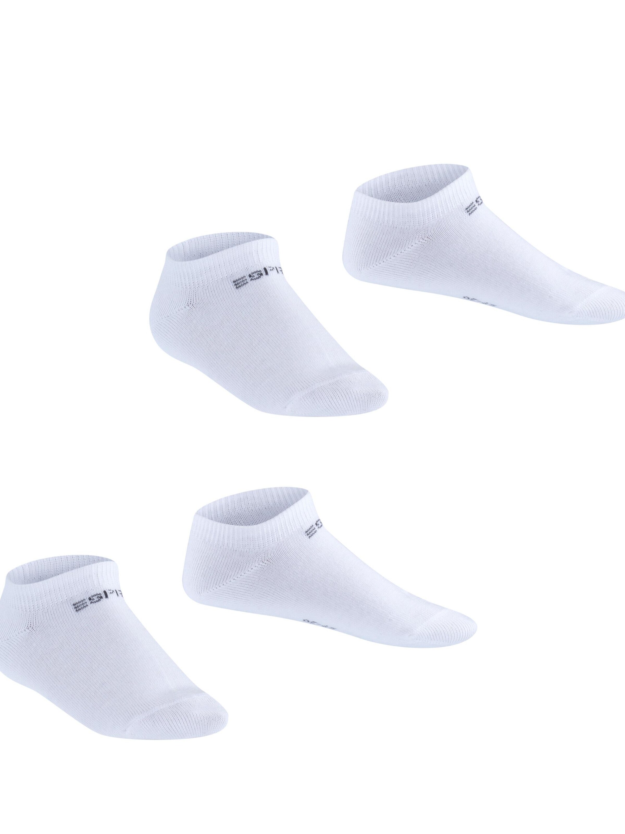 ESPRIT Socken 'Foot Logo 2-Pack'‌‌‌‌‌‌‌‌‌‌ in Weiß