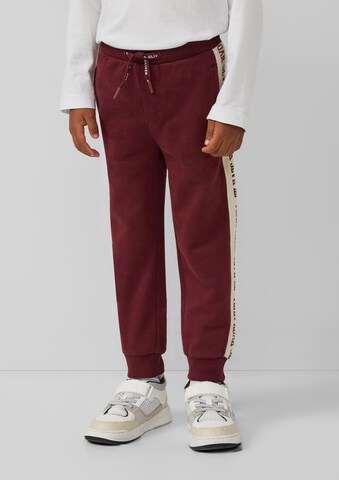 Effilé Pantalon s.Oliver en rouge : devant