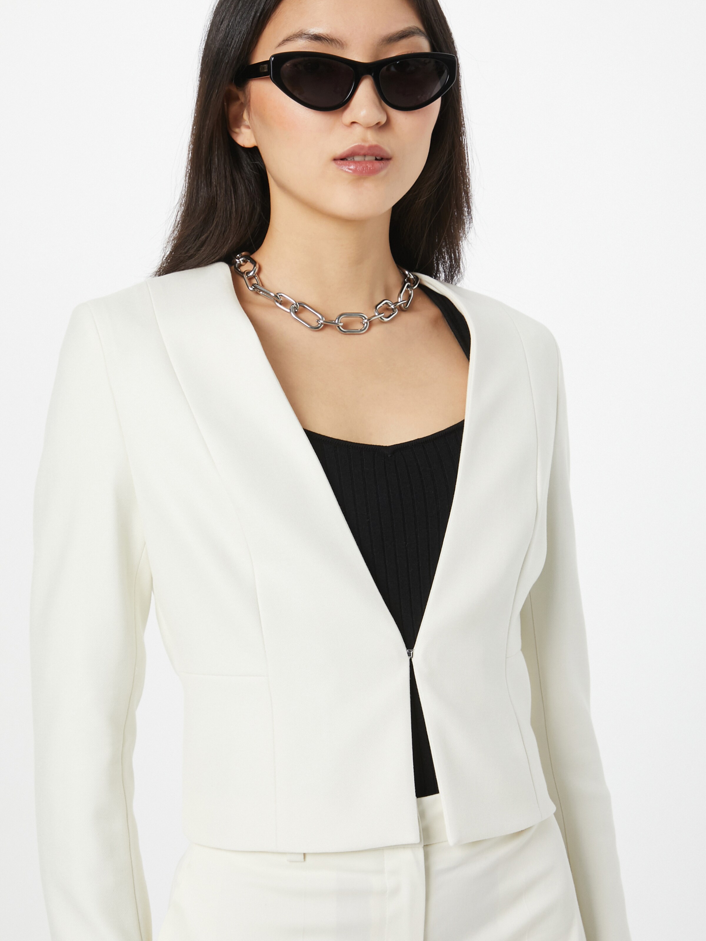 アウターその他 BOSS Woman Blazer White 50537956 100 BOSS: women's blazer - White | Boss blazer 50537956 online