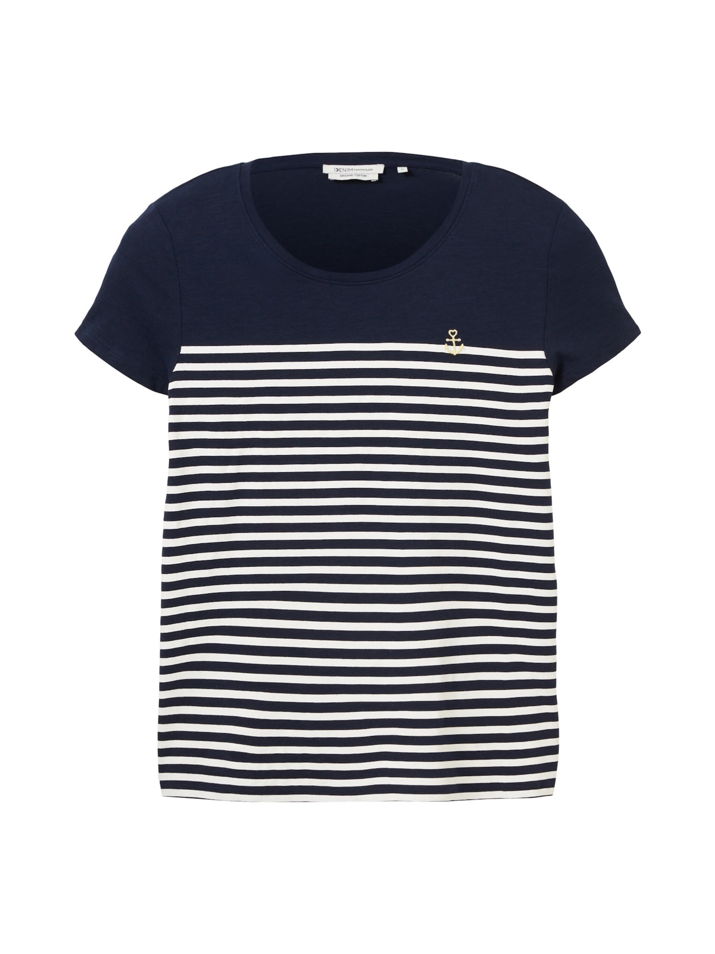 TOM TAILOR DENIM T-Shirt in Blau: Vorderseite