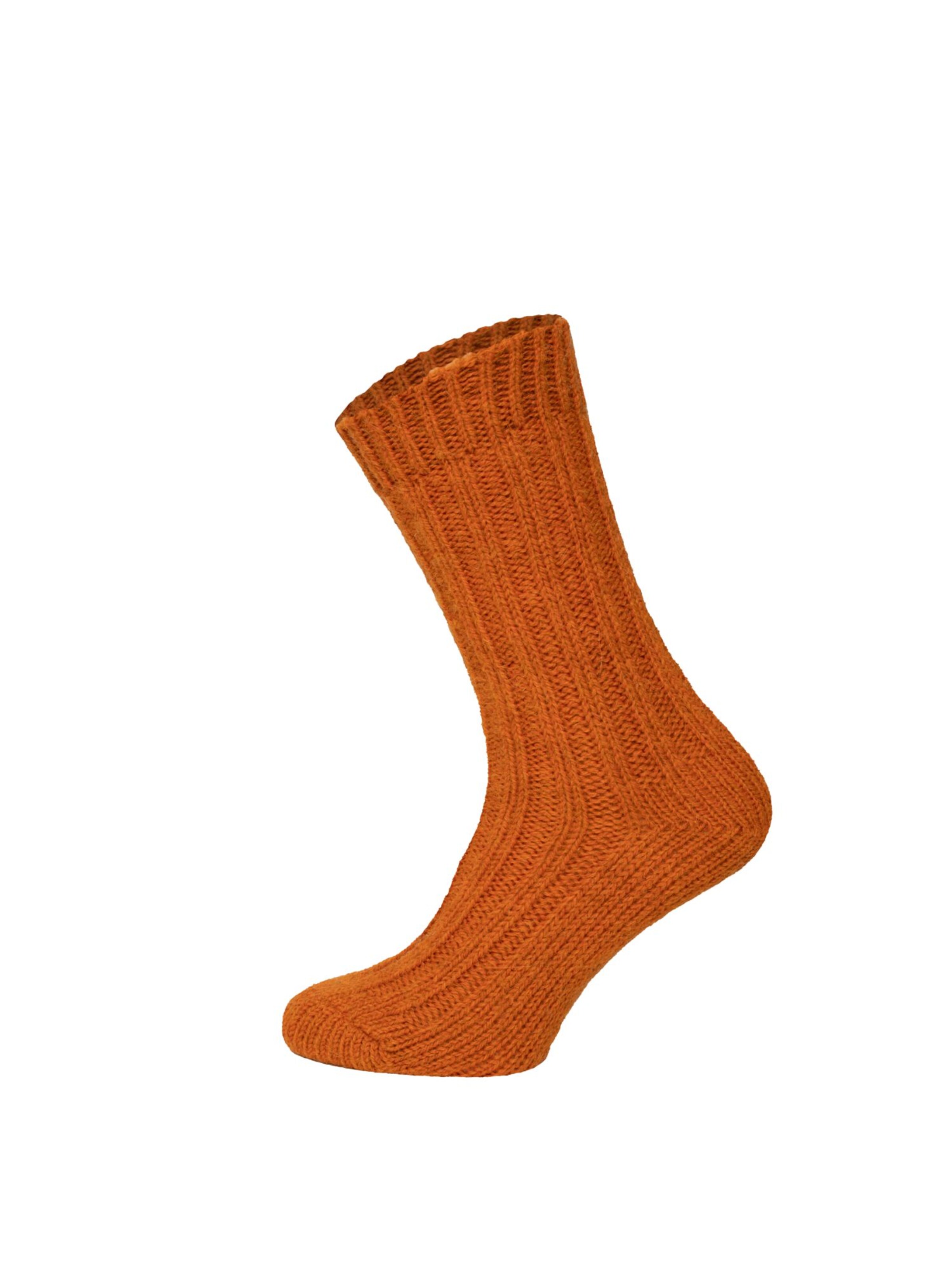 HomeOfSocks Socks 'HOS2203' in Orange: front