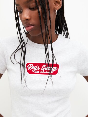 Pull&Bear T-Shirt in Grau