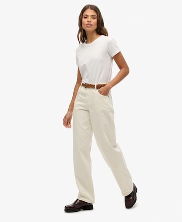 Superdry Loosefit Jeans in Wit