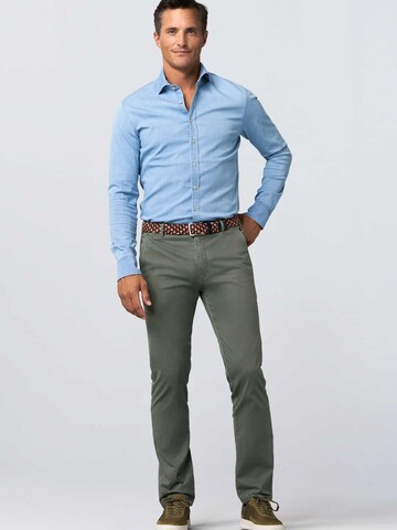 MEYER Regular Chino Pants 'Roma' in Green