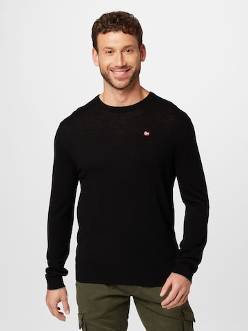 NAPAPIJRI Sweater 'DAMAVAND' in Black: front